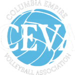 Columbia Empire Volleyball Association CEVA logo